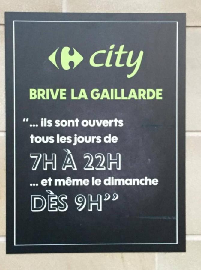 Logement A Brive, Proche Centre-Ville Et Gare, Avec Climatisation - Internet Fibre - Stationnements Gratuit Ngoại thất bức ảnh